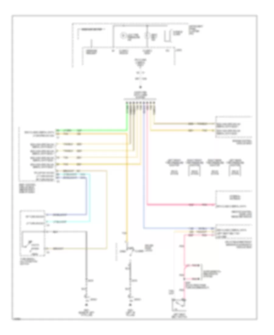 Warning Systems Wiring Diagram for Cadillac XDiscovery 2004