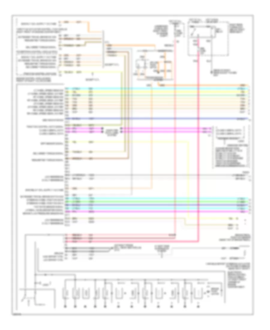 Anti lock Brakes Wiring Diagram 1 of 2 for Cadillac CTS 2005