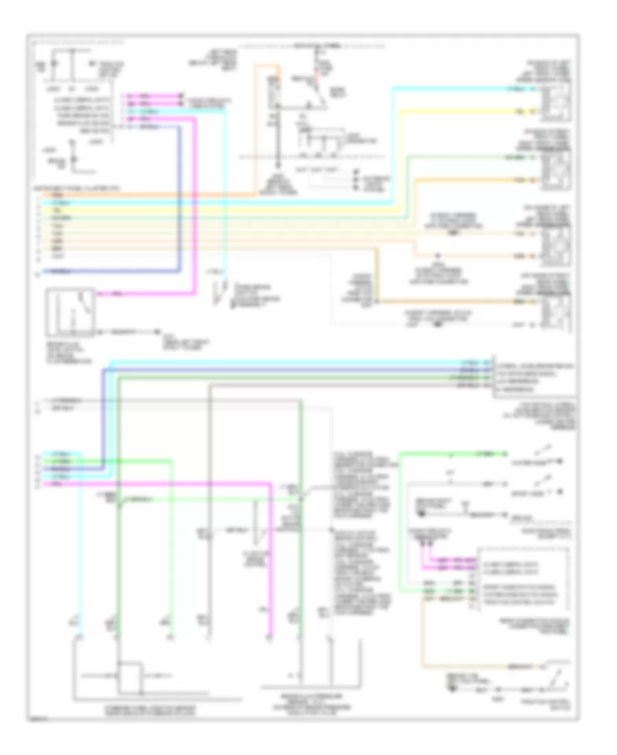 Anti lock Brakes Wiring Diagram 2 of 2 for Cadillac CTS 2005