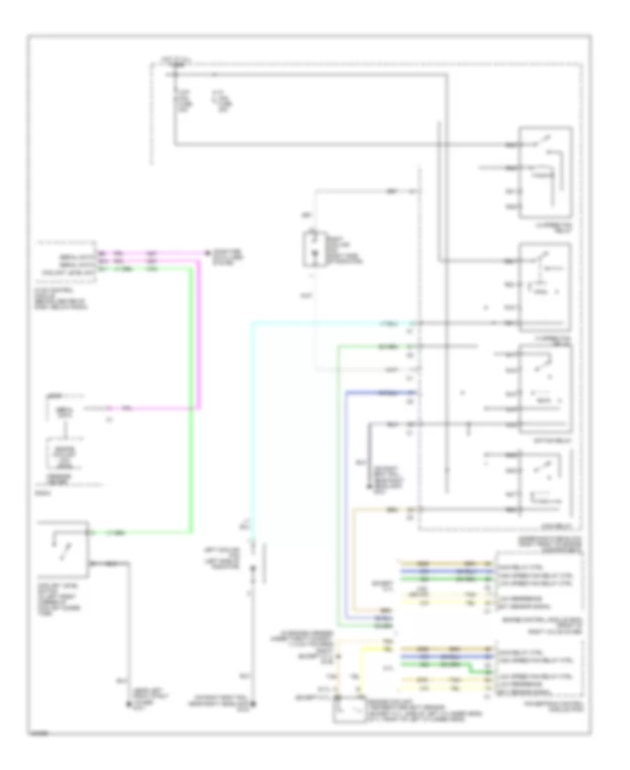 Cooling Fan Wiring Diagram for Cadillac CTS 2005