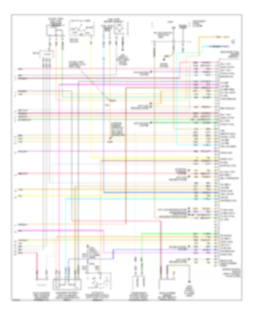 2 8L VIN T Engine Performance Wiring Diagram 4 of 4 for Cadillac CTS 2005