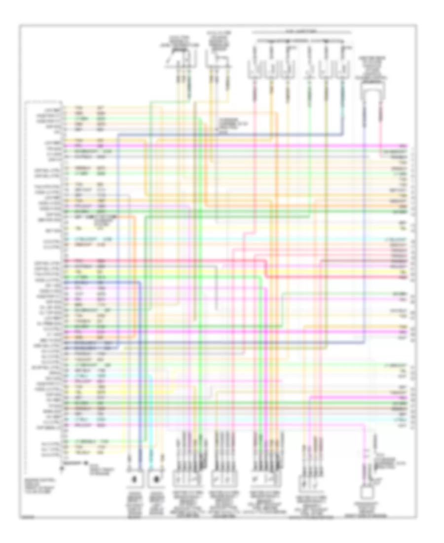 3 6L VIN 7 Engine Performance Wiring Diagram 1 of 4 for Cadillac CTS 2005