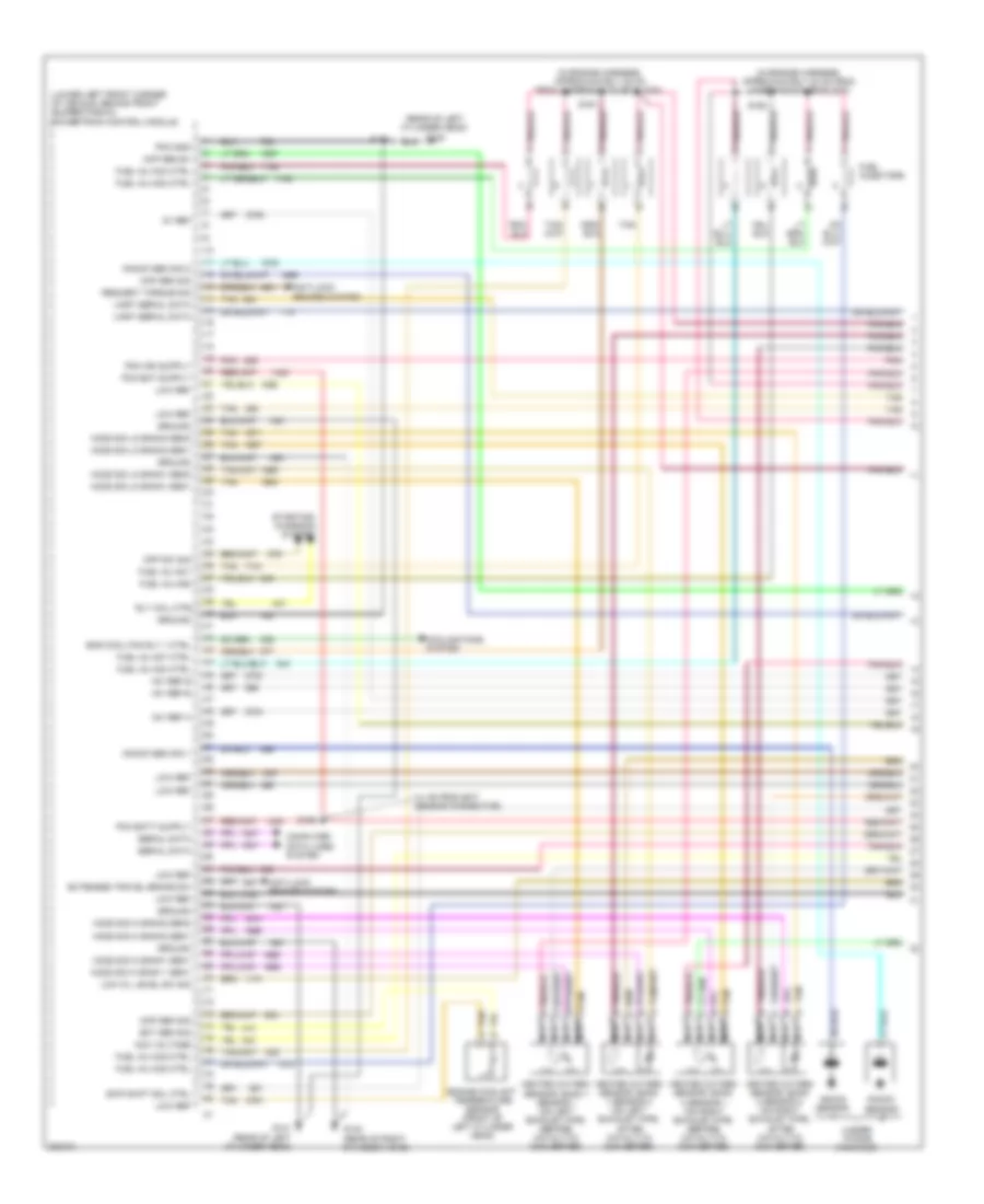5 7L VIN S Engine Performance Wiring Diagram 1 of 4 for Cadillac CTS 2005