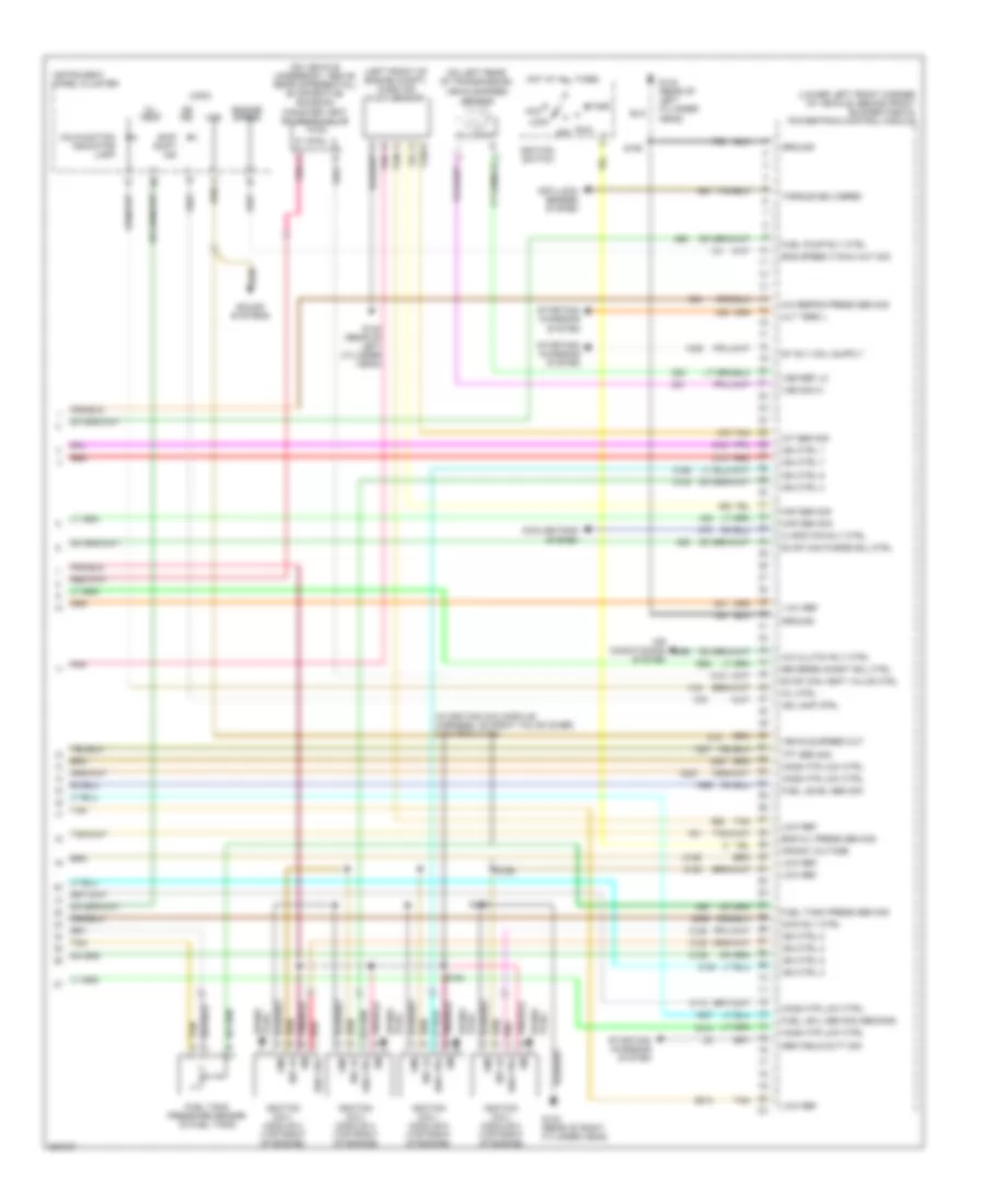 5 7L VIN S Engine Performance Wiring Diagram 4 of 4 for Cadillac CTS 2005