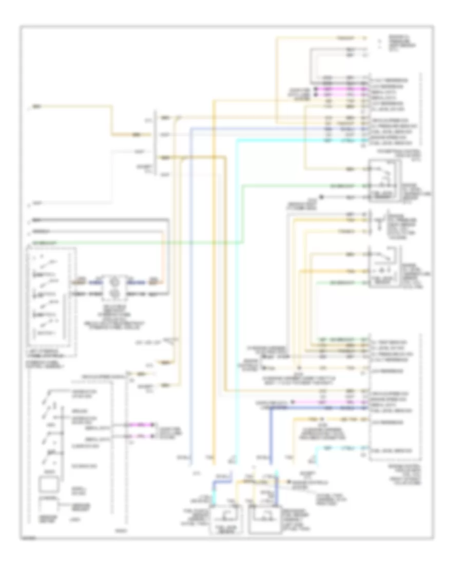 Instrument Cluster Wiring Diagram 2 of 2 for Cadillac CTS 2005