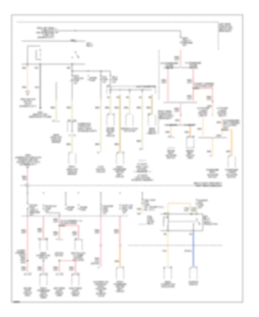 Power Distribution Wiring Diagram 6 of 7 for Cadillac CTS 2005
