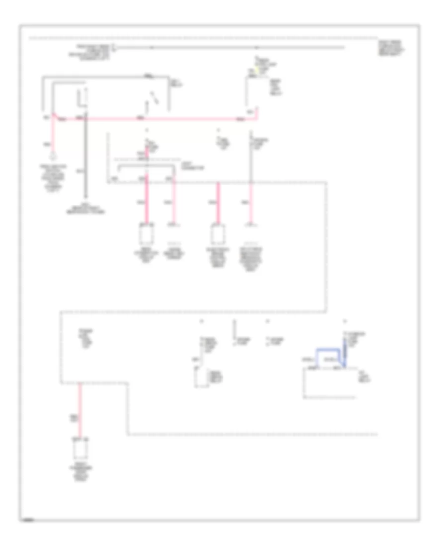 Power Distribution Wiring Diagram 7 of 7 for Cadillac CTS 2005