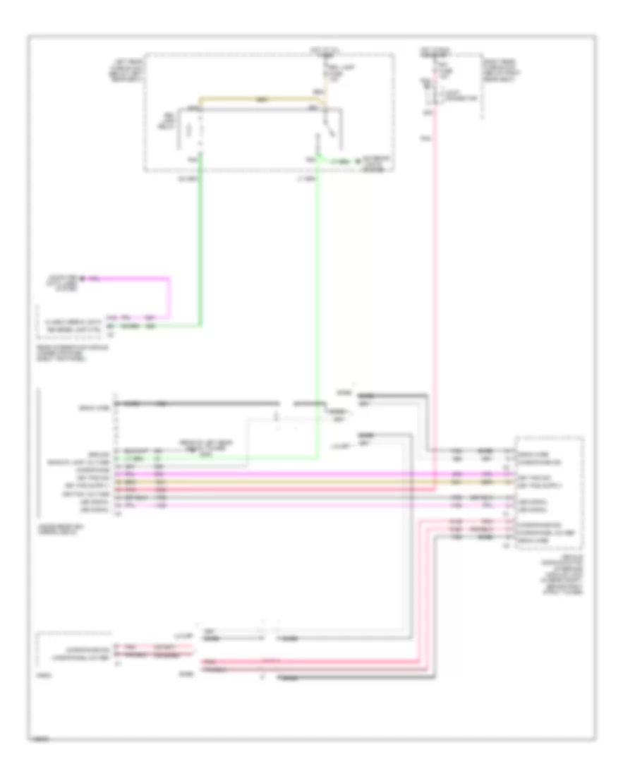 Automatic Day Night Mirror Wiring Diagram for Cadillac CTS 2005