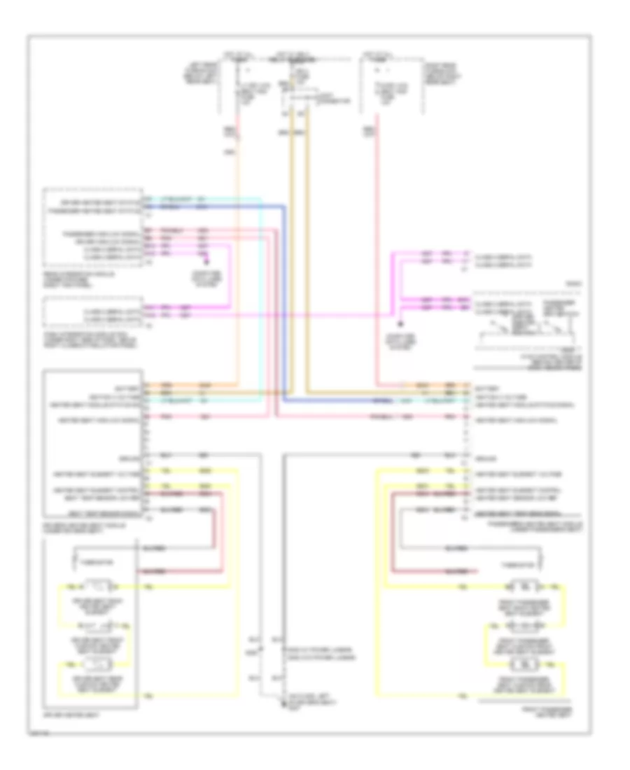 Heated Seats Wiring Diagram for Cadillac CTS 2005