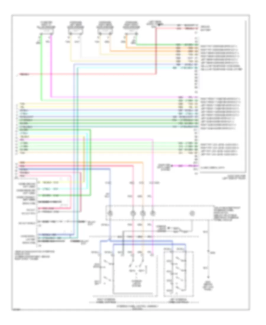 Radio Wiring Diagram Base 2 of 2 for Cadillac CTS 2005