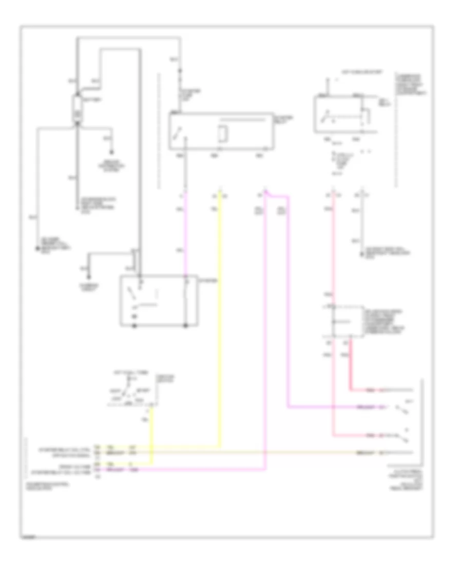 5.7L VIN S, Starting Wiring Diagram for Cadillac CTS 2005