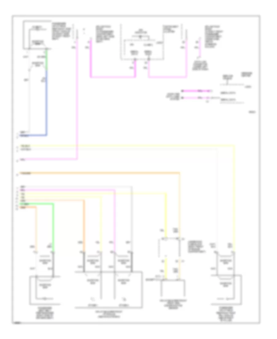Supplemental Restraints Wiring Diagram 2 of 2 for Cadillac CTS 2005