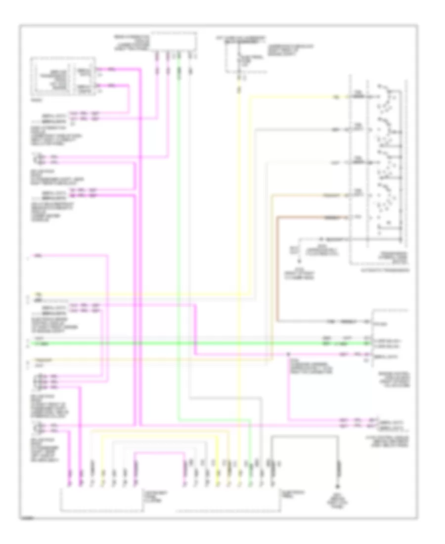 2.8L VIN T, AT Wiring Diagram (2 of 2) for Cadillac CTS 2005