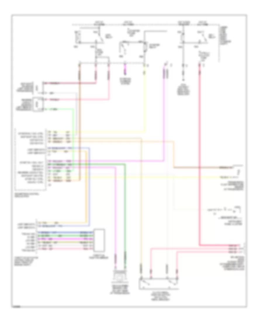 5.7L VIN S, MT Wiring Diagram for Cadillac CTS 2005