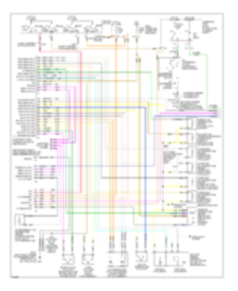 Automatic A C Wiring Diagram 1 of 2 for Cadillac DeVille 2005