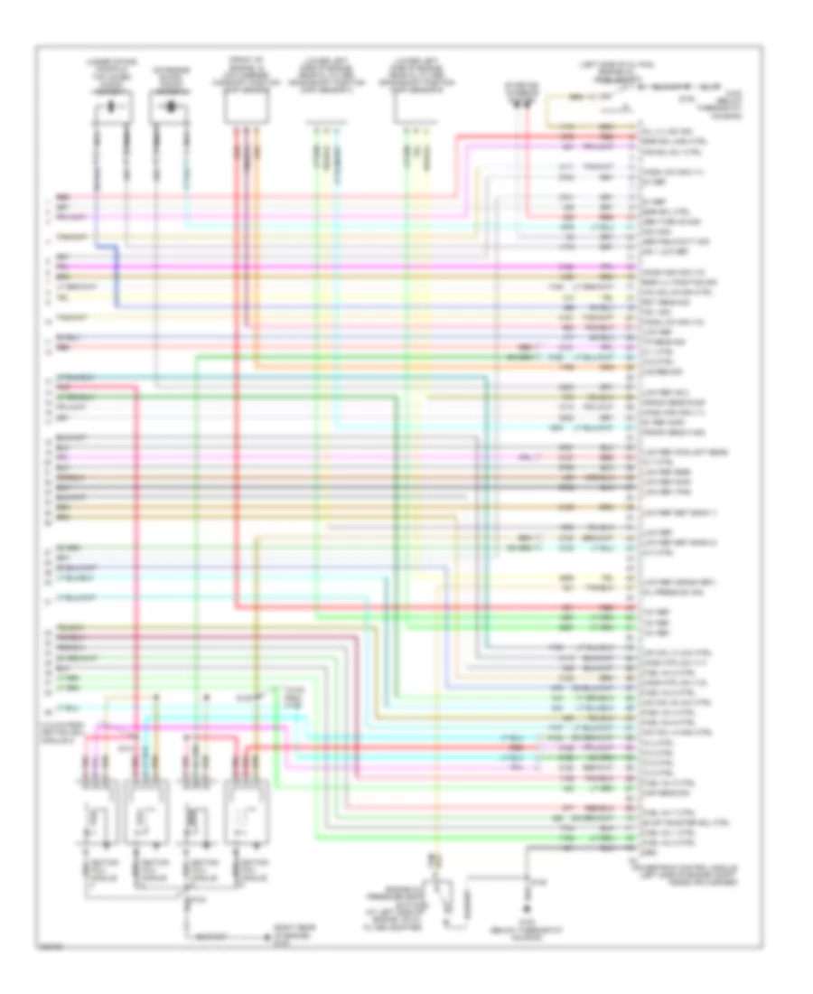 4.6L VIN 9, Engine Performance Wiring Diagram (5 of 5) for Cadillac DeVille 2005