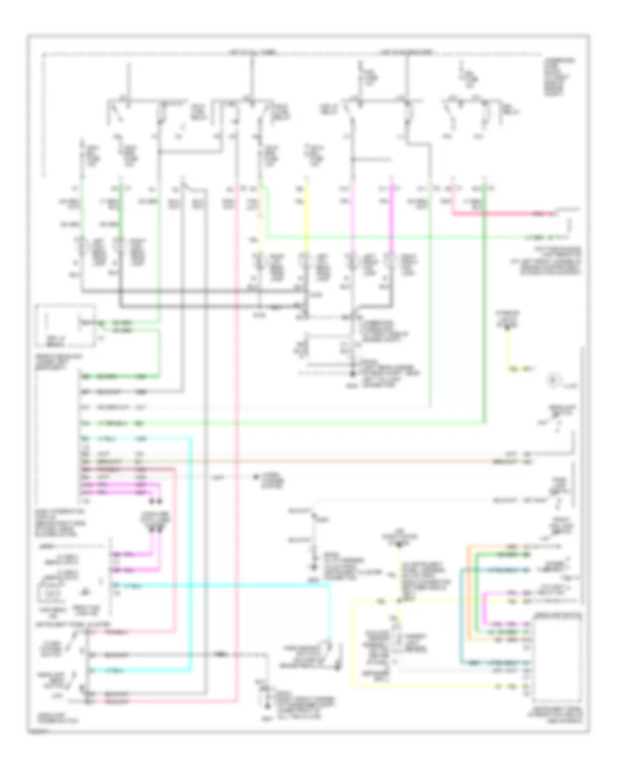 Headlights Wiring Diagram for Cadillac DeVille 2005