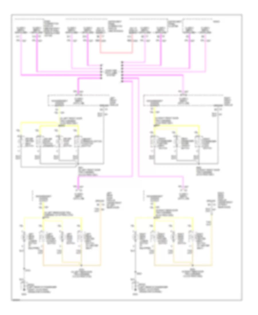 Instrument Illumination Wiring Diagram 2 of 3 for Cadillac DeVille 2005