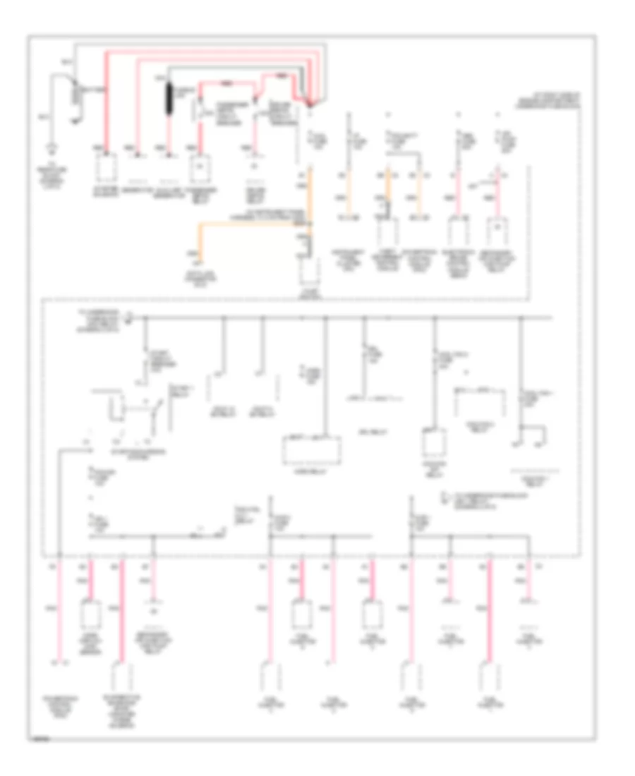 Power Distribution Wiring Diagram 1 of 8 for Cadillac DeVille 2005