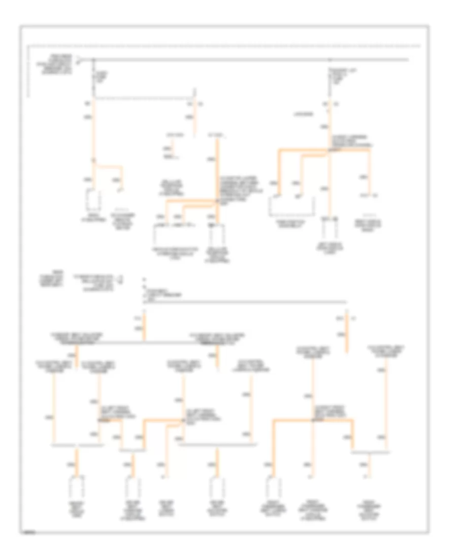 Power Distribution Wiring Diagram 4 of 8 for Cadillac DeVille 2005