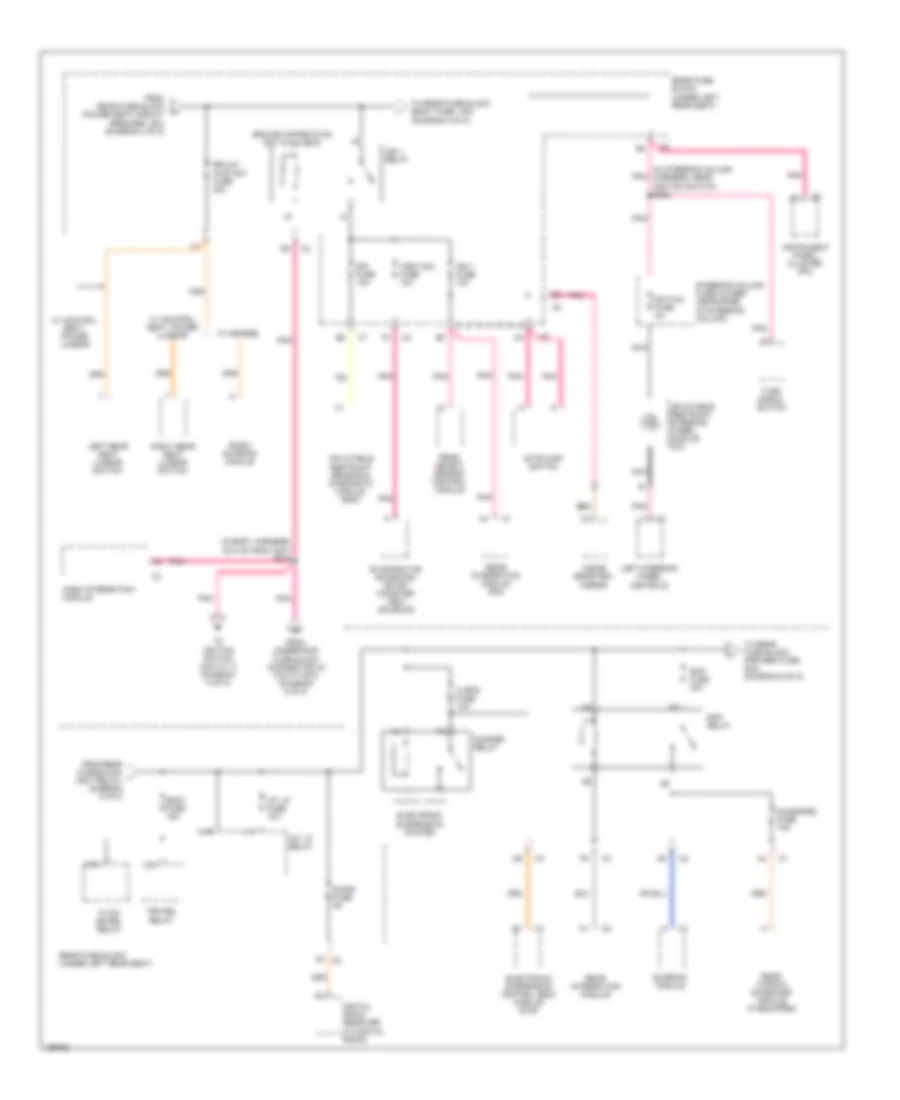 Power Distribution Wiring Diagram 5 of 8 for Cadillac DeVille 2005