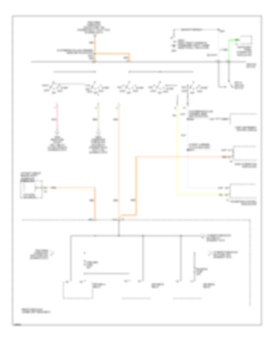 Power Distribution Wiring Diagram (6 of 8) for Cadillac DeVille 2005