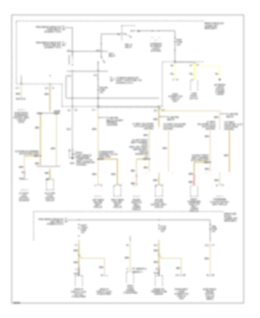 Power Distribution Wiring Diagram (8 of 8) for Cadillac DeVille 2005