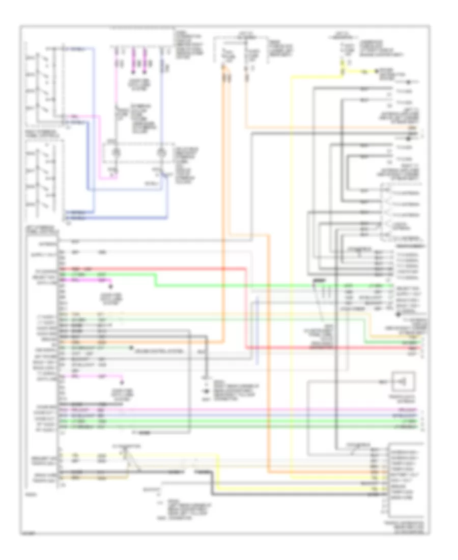 Radio Wiring Diagram with Bose System 1 of 2 for Cadillac DeVille 2005