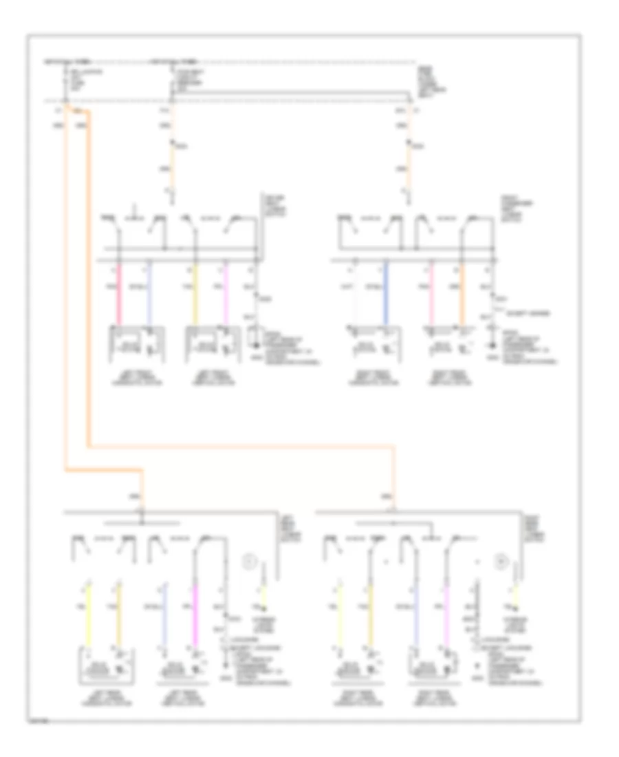 Lumbar Wiring Diagram, Base for Cadillac DeVille DHS 2005