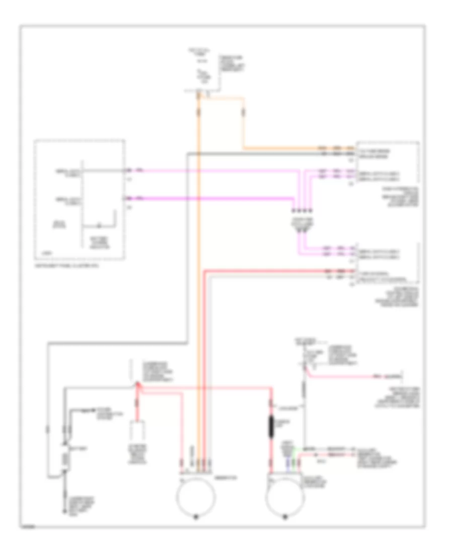 Charging Wiring Diagram for Cadillac DeVille DHS 2005
