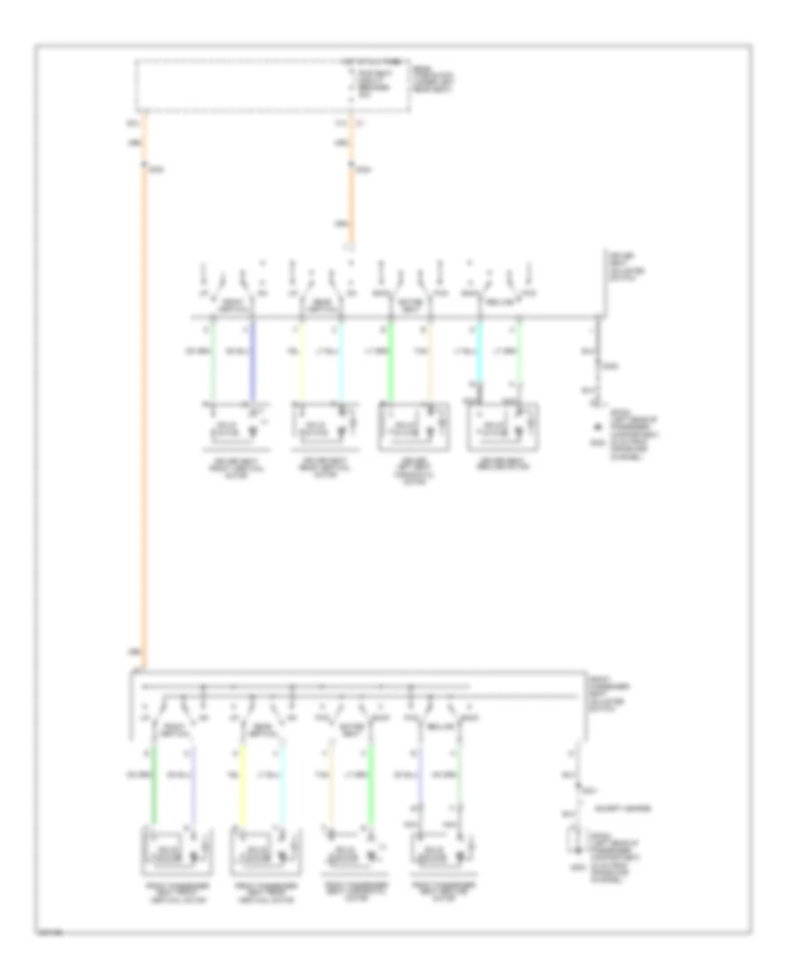 8 Way Adjustable Power Seat Wiring Diagram for Cadillac DeVille DTS 2005