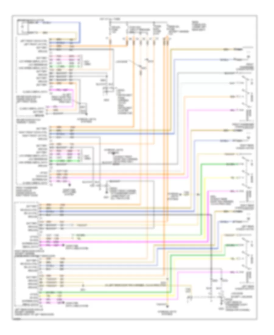 Power Windows Wiring Diagram Armored Vehicle for Cadillac DeVille DTS 2005