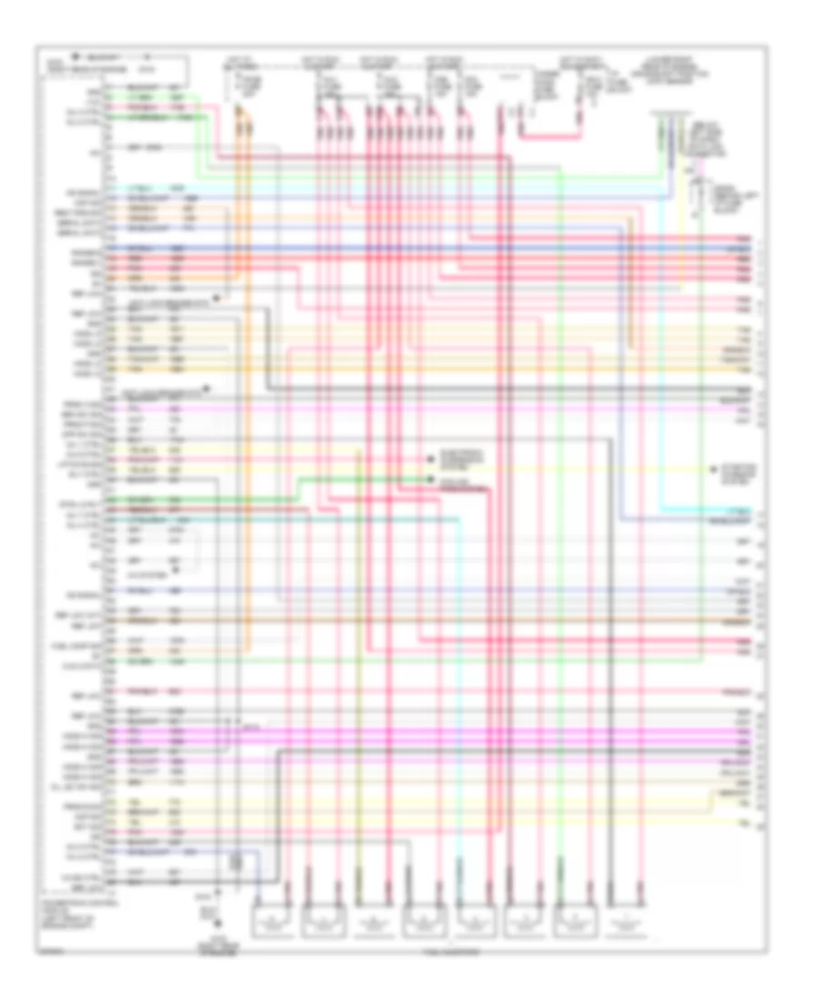 5 3L VIN T Engine Performance Wiring Diagram 1 of 5 for Cadillac Escalade 2005
