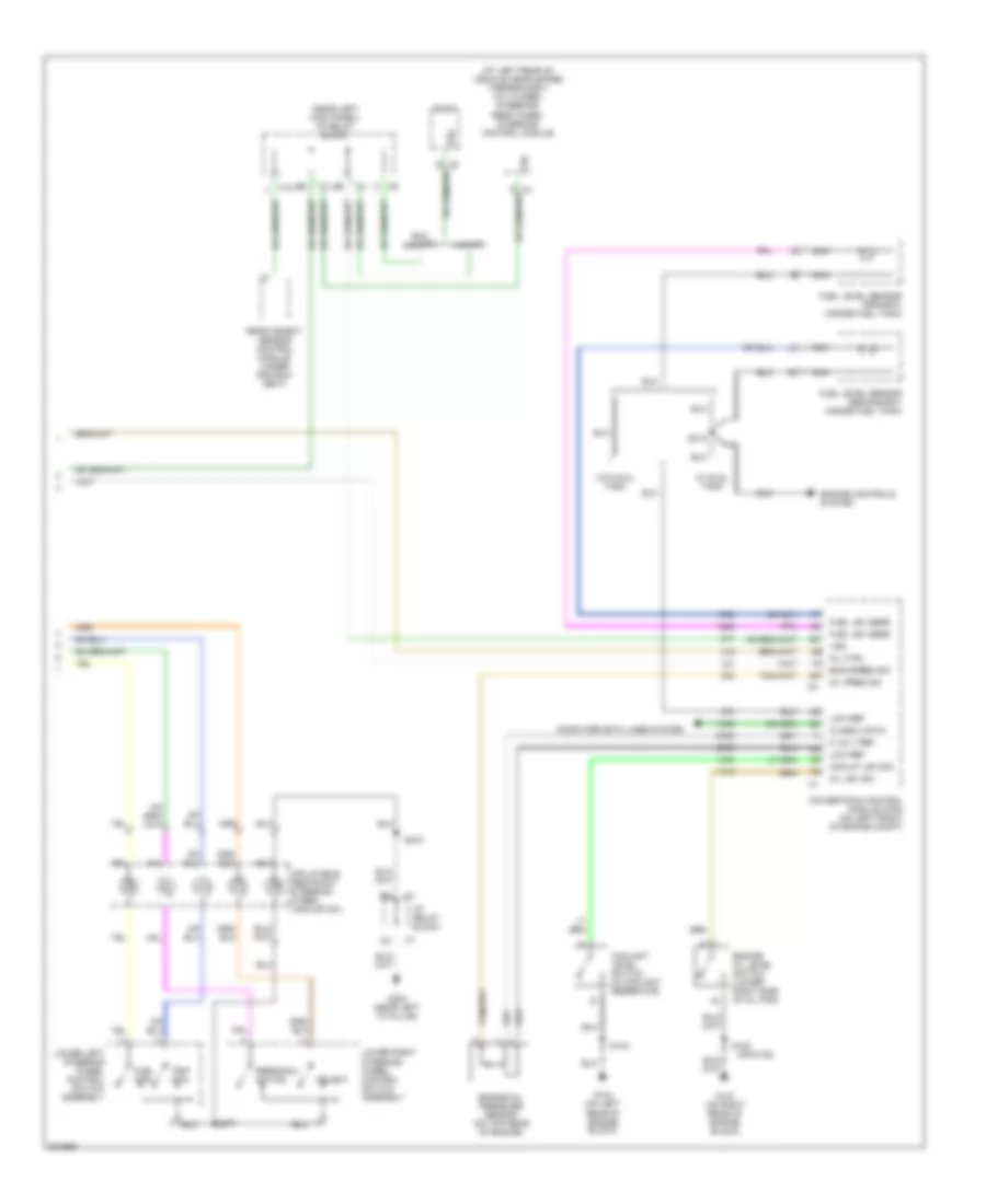 Instrument Cluster Wiring Diagram 2 of 2 for Cadillac Escalade 2005