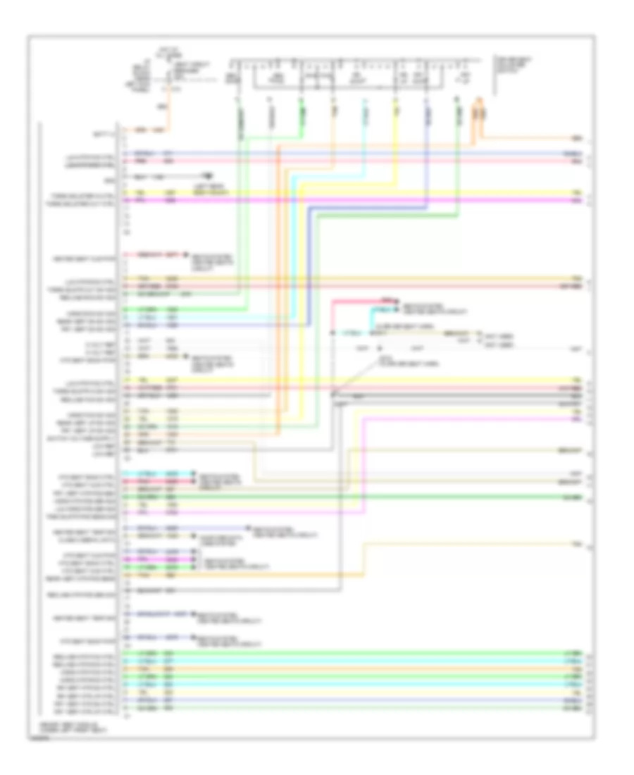 Memory Seat Wiring Diagram (1 of 2) for Cadillac Escalade 2005