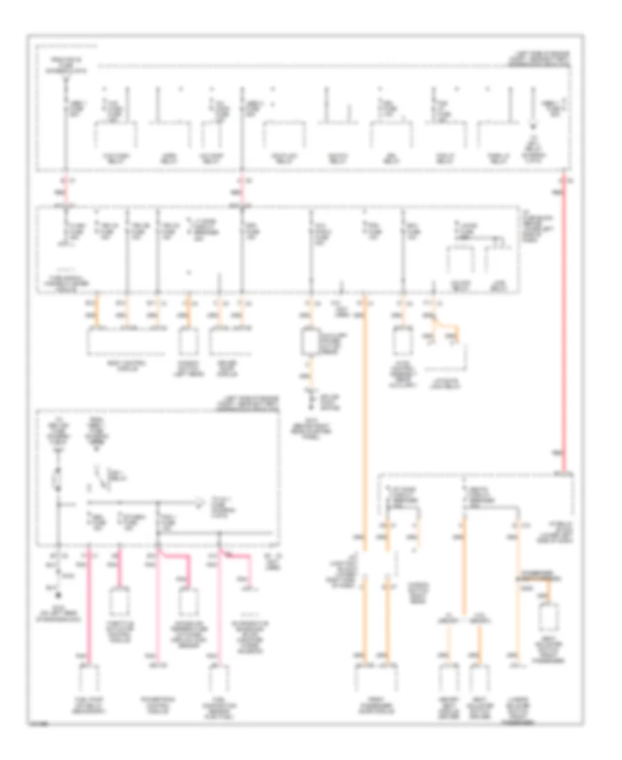 Power Distribution Wiring Diagram 3 of 6 for Cadillac Escalade 2005