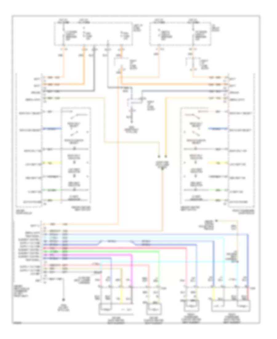 Front Seat Heater Wiring Diagram for Cadillac Escalade 2005