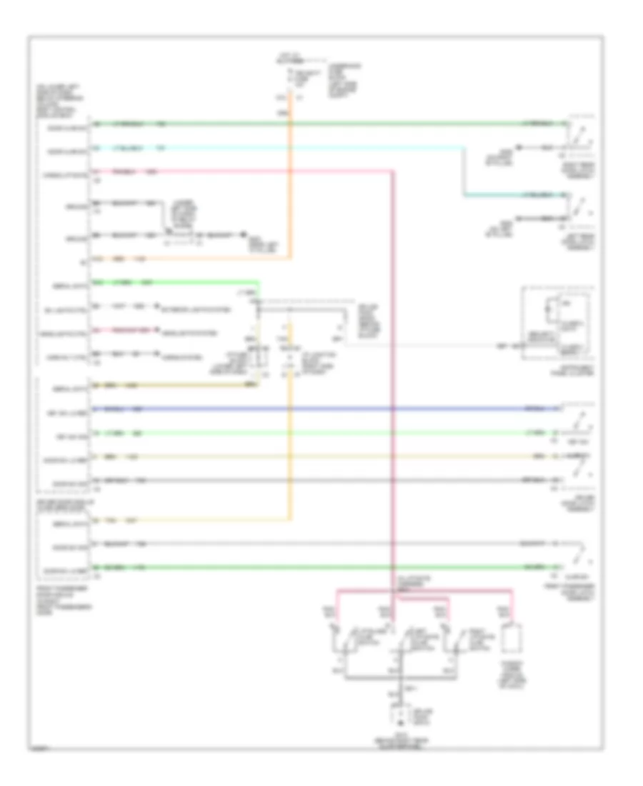 Forced Entry Wiring Diagram for Cadillac Escalade EXT 2005