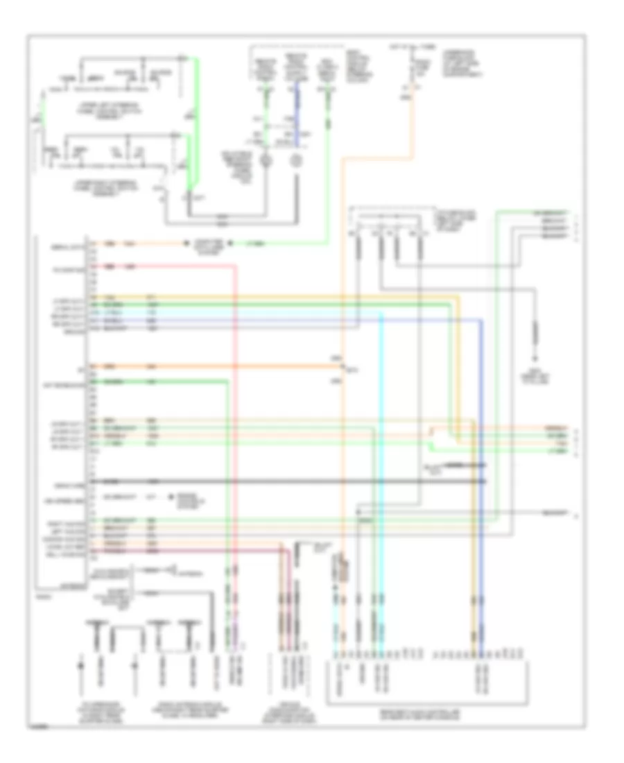 Premium Sound Radio Wiring Diagram, with CD (1 of 2) for Cadillac Escalade EXT 2005