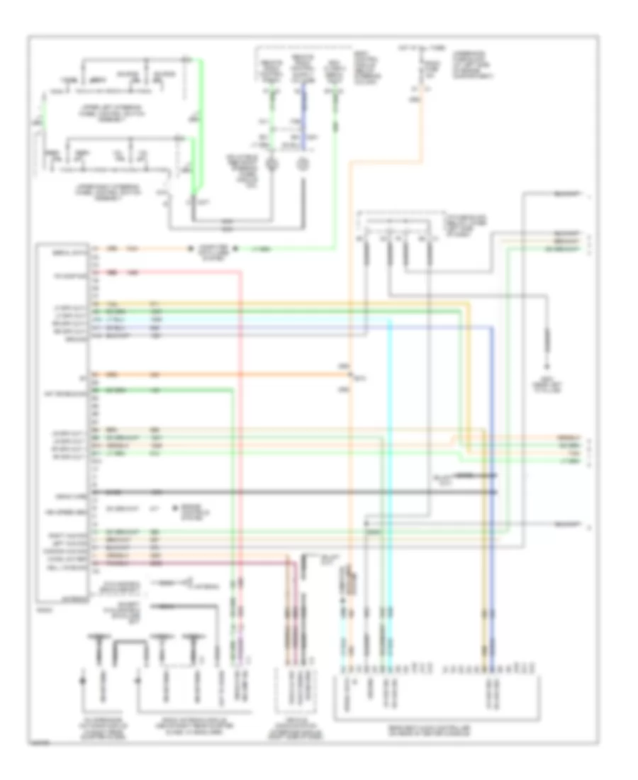 Premium Sound Radio Wiring Diagram with Rear Entertainment 1 of 2 for Cadillac Escalade EXT 2005