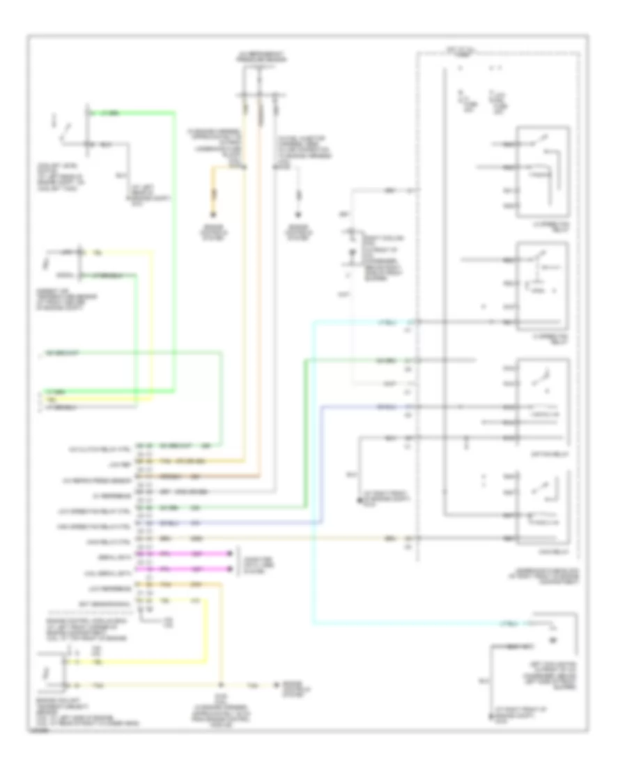 Automatic A C Wiring Diagram Front A C 3 of 3 for Cadillac SRX 2005