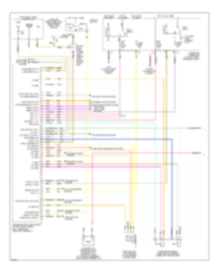 4.6L VIN A, Engine Performance Wiring Diagram (1 of 5) for Cadillac SRX 2005