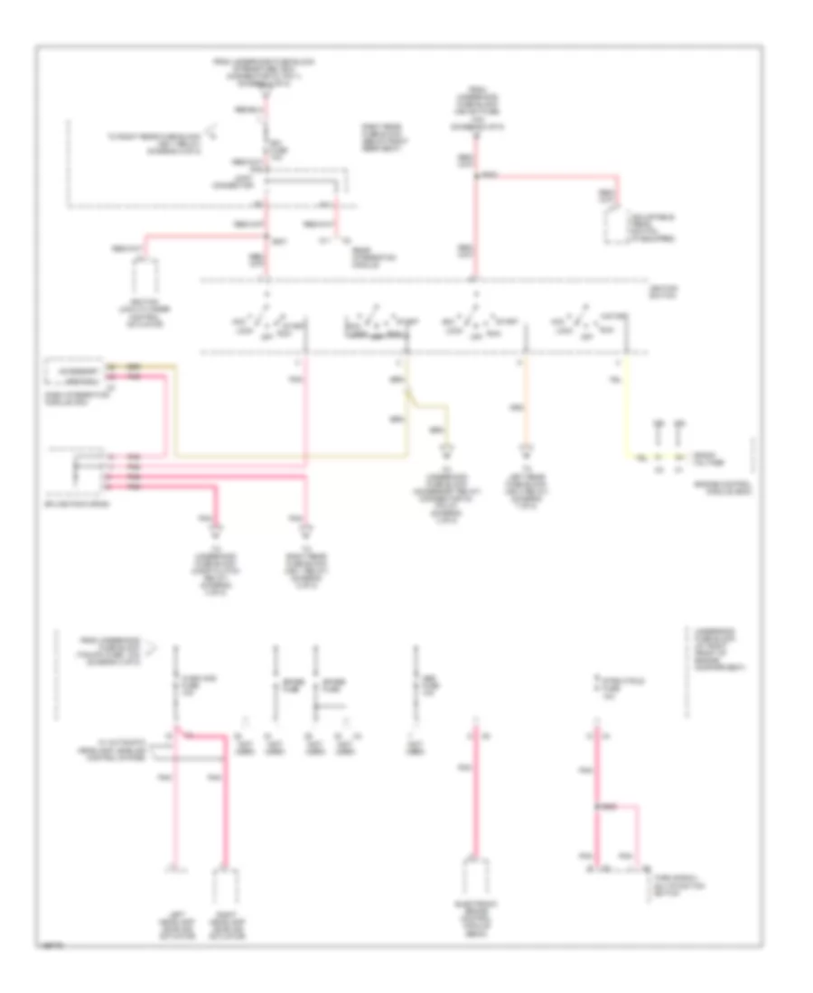 Power Distribution Wiring Diagram (5 of 8) for Cadillac SRX 2005