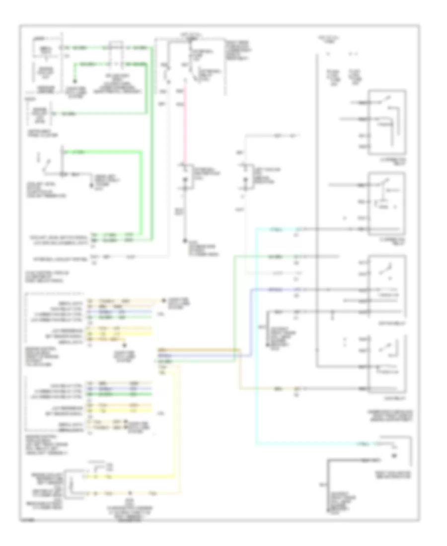 Cooling Fan Wiring Diagram for Cadillac STS 2005