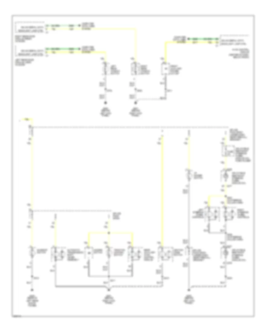 Instrument Illumination Wiring Diagram (2 of 2) for Cadillac STS 2005