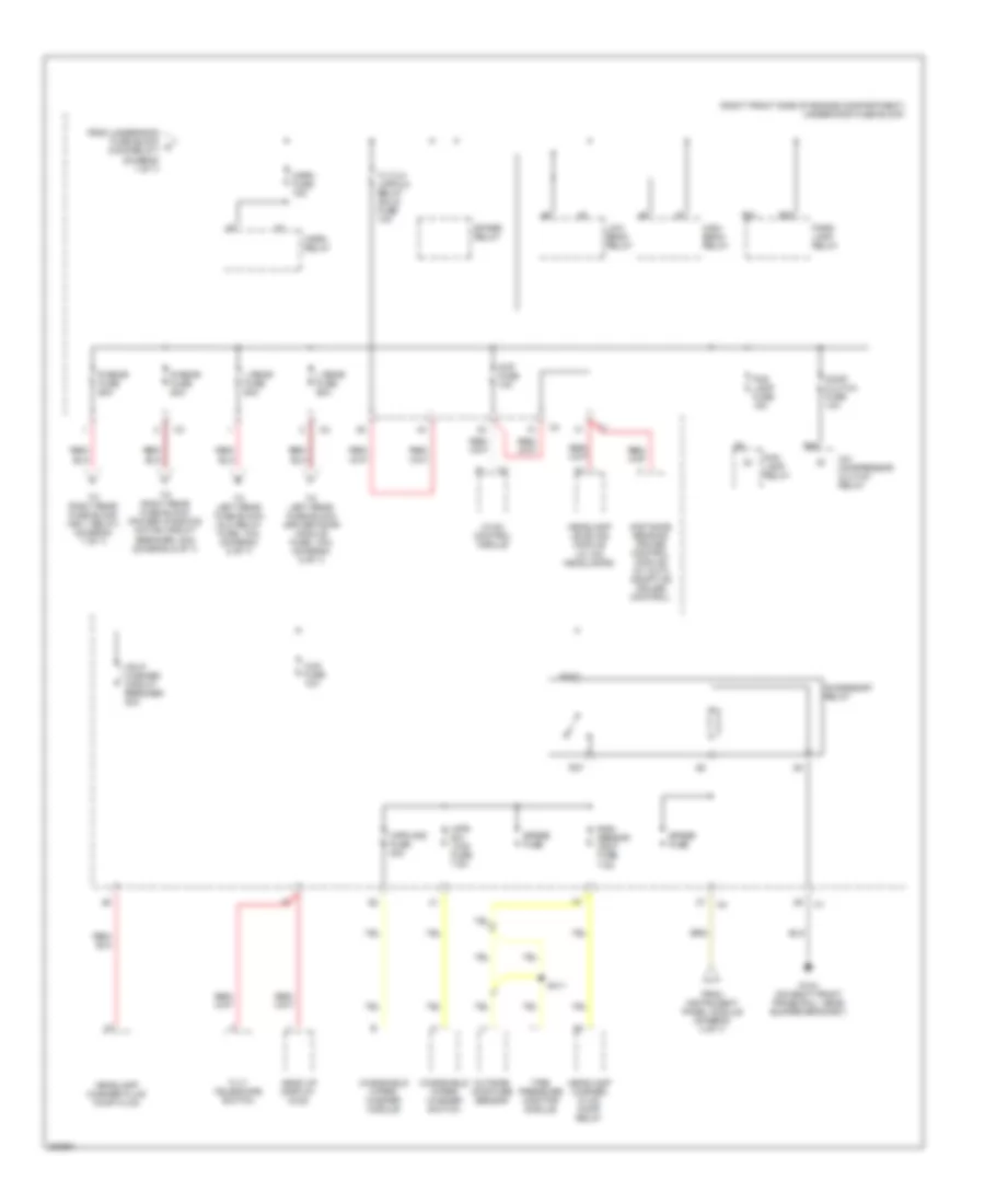 Power Distribution Wiring Diagram 2 of 7 for Cadillac STS 2005