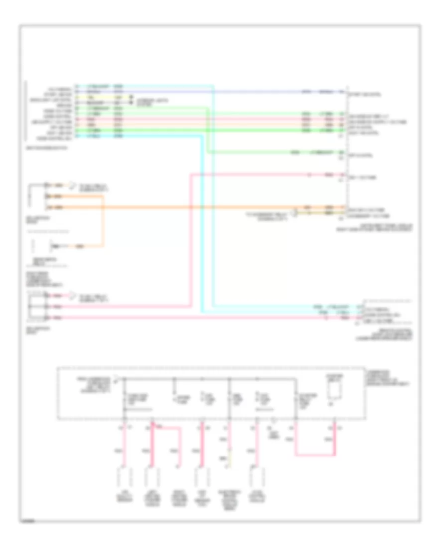 Power Distribution Wiring Diagram (4 of 7) for Cadillac STS 2005