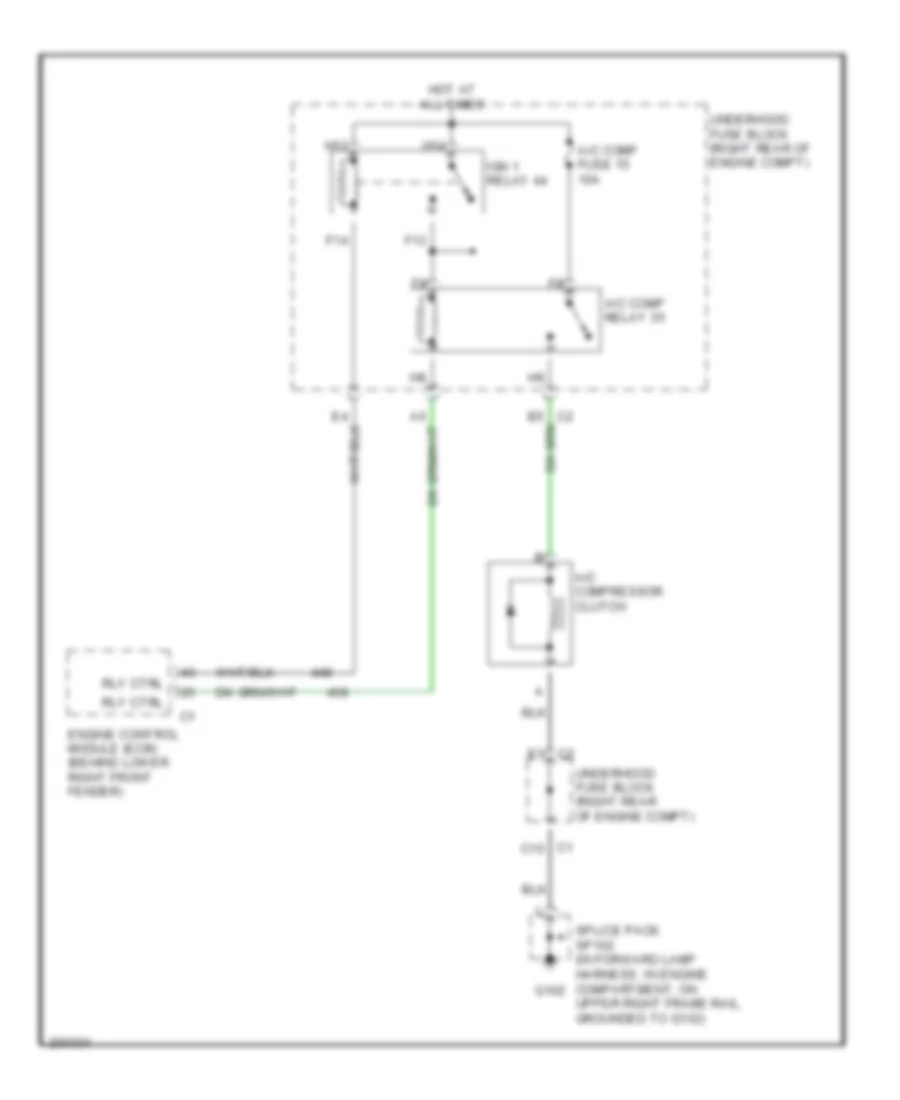 Compressor Wiring Diagram for Cadillac XDiscovery 2005