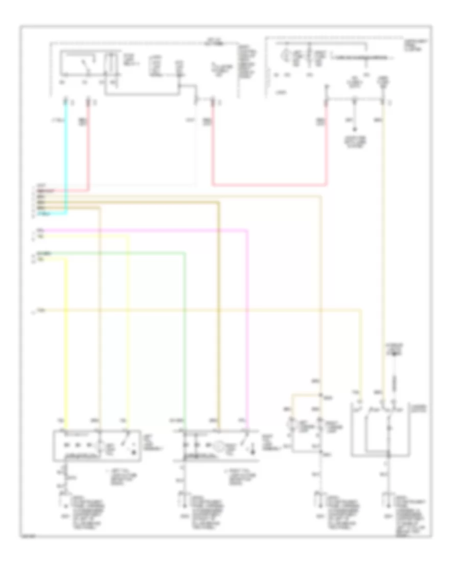 Exterior Lamps Wiring Diagram (2 of 2) for Cadillac XLR 2005