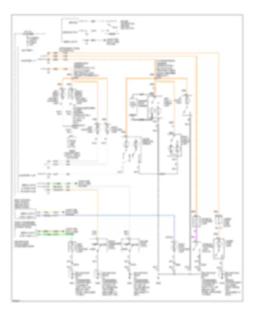 Courtesy Lamps Wiring Diagram for Cadillac XDiscovery 2005